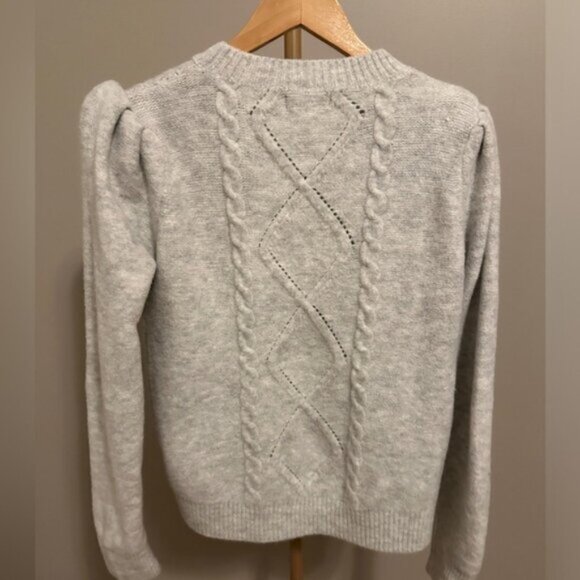 Lyla + Luxe Wool Blend Argyle Cardigan – Small - Picture 4 of 6